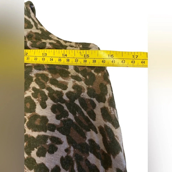 Michael Stars Leopard Racerback Tank Top - Picture 5 of 6